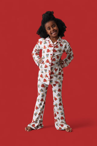 BEAR-Y COZY CHRISTMAS DREAM GIRL'S FLARE SET