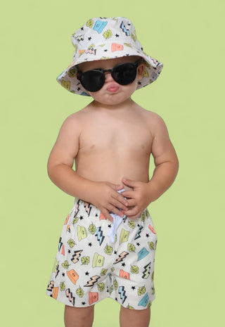 BOLTING TO THE BEACH BOY'S DREAM SWIM TRUNKS