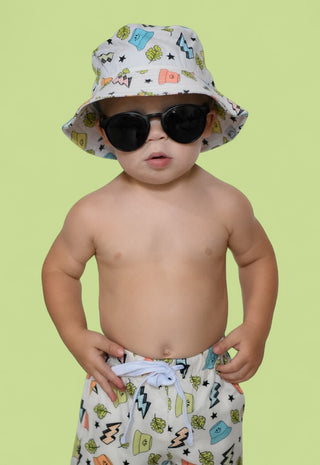 BOLTING TO THE BEACH BOY'S DREAM SWIM TRUNKS