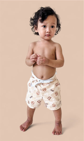 COOL DUDE CHECKERS BOY'S DREAM SWIM TRUNKS