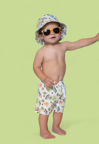 BOLTING TO THE BEACH BOY'S DREAM SWIM TRUNKS