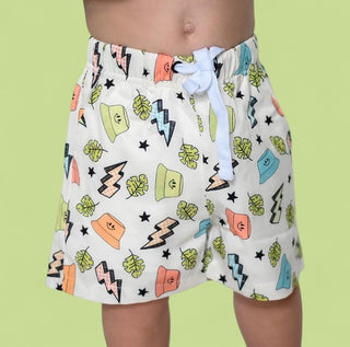 BOLTING TO THE BEACH BOY'S DREAM SWIM TRUNKS
