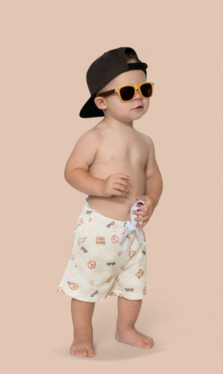 COOL DUDE CHECKERS BOY'S DREAM SWIM TRUNKS