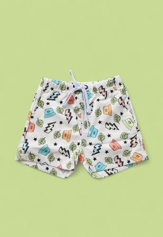 BOLTING TO THE BEACH BOY'S DREAM SWIM TRUNKS