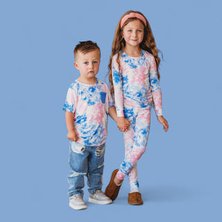 COTTON CANDY TIE DYE DREAM POCKET TEE