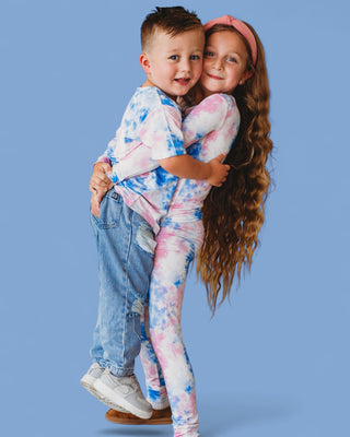 COTTON CANDY TIE DYE DREAM POCKET TEE