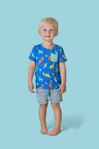 ASTRO-DINO DREAM POCKET TEE