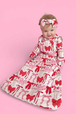 BE MINE BOWS DREAM SLEEP SACK