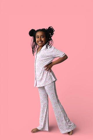 BUNNY BOW BLOSSOMS DREAM GIRL'S FLARE SET