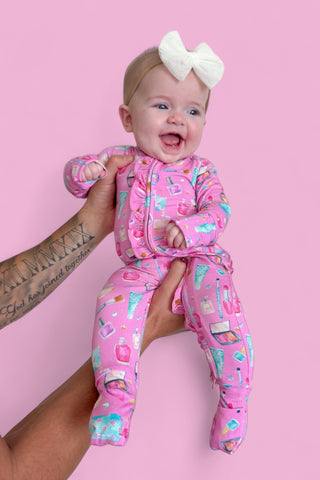 GLAMOUR MAGIC DREAM RUFFLE ROMPER