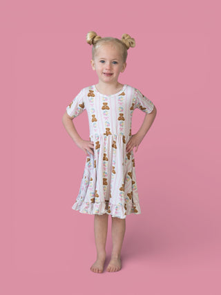 BEAR-Y BLOSSOMS DREAM RUFFLE DRESS