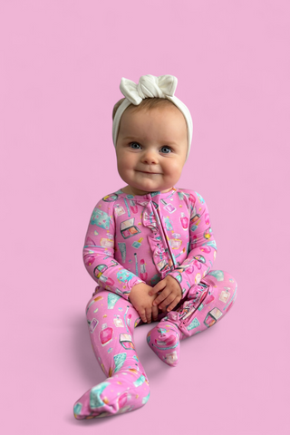 GLAMOUR MAGIC DREAM RUFFLE ROMPER