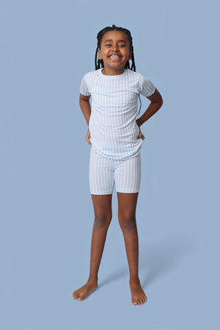 SEASIDE STRIPE DREAM SHORT SET