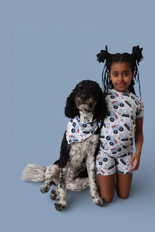 LOVE UNDER CONSTRUCTION DREAM DOG BANDANA