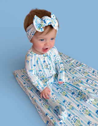 HEIRLOOM BLUE BLOOMS DREAM CHANGING PAD