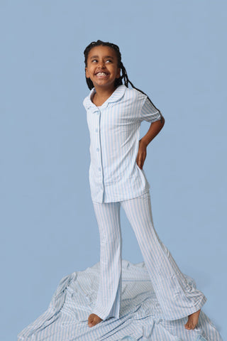 SEASIDE STRIPE DREAM GIRL'S FLARE SET