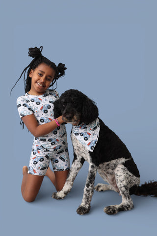 LOVE UNDER CONSTRUCTION DREAM DOG BANDANA