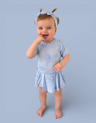 BLUE HAZE DREAM BODYSUIT DRESS