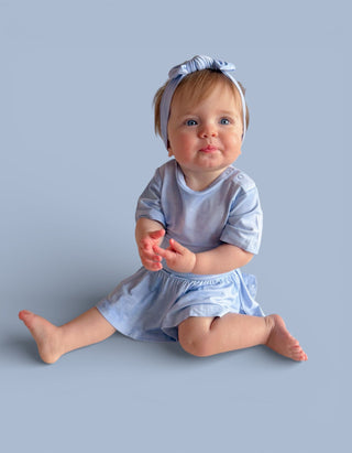 BLUE HAZE DREAM BODYSUIT DRESS
