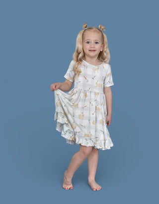 MEADOW HOP DREAM RUFFLE DRESS