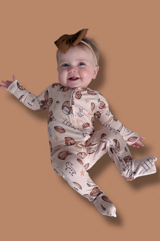 TINY TOUCHDOWN DREAM ROMPER