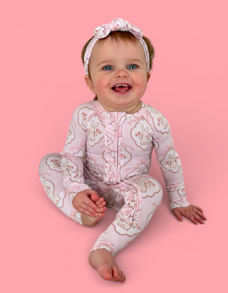 BUNNY BOW BLOSSOMS DREAM RUFFLE ROMPER