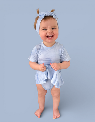 BLUE HAZE DREAM BODYSUIT DRESS