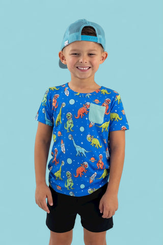 ASTRO-DINO DREAM POCKET TEE