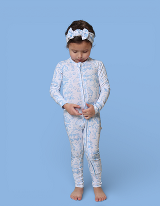 BLUEBELL EASTER TOILE DREAM ROMPER