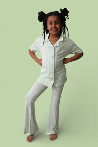 SPRINGTIME STRIPE DREAM GIRL'S FLARE SET