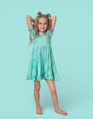 JADE MIST DREAM RUFFLE DRESS