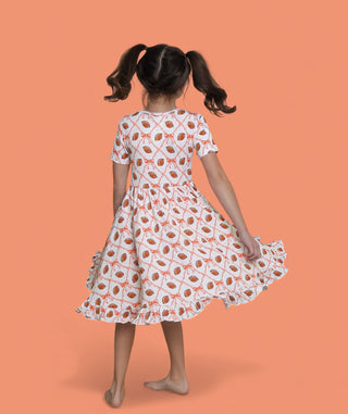 GAME DAY GLAM DREAM RUFFLE DRESS