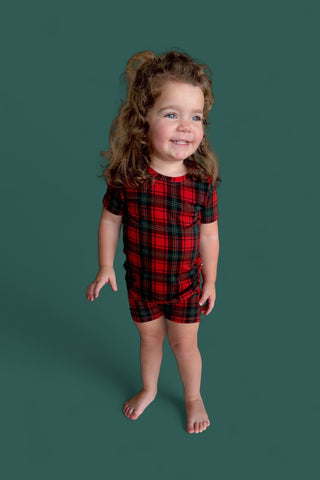 TARTAN CHEER DREAM SHORT SET