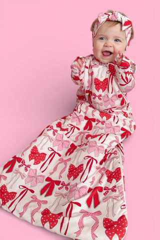 BE MINE BOWS DREAM SLEEP SACK