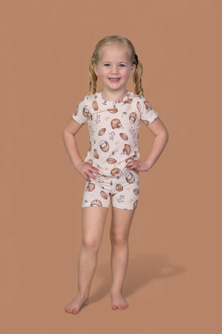 TINY TOUCHDOWN DREAM SHORT SET