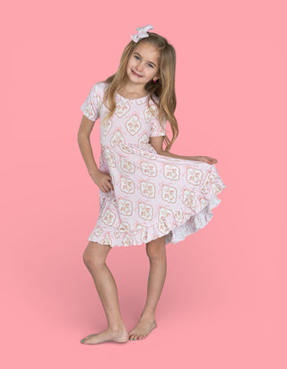 BUNNY BOW BLOSSOMS DREAM RUFFLE DRESS