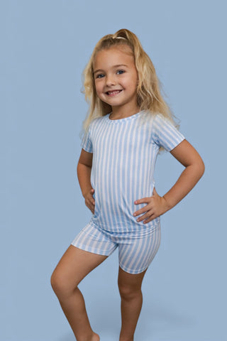 SEASIDE STRIPE DREAM SHORT SET