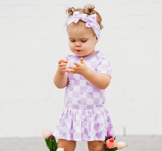 LAVENDER DAISIEZzz DREAM BODYSUIT DRESS