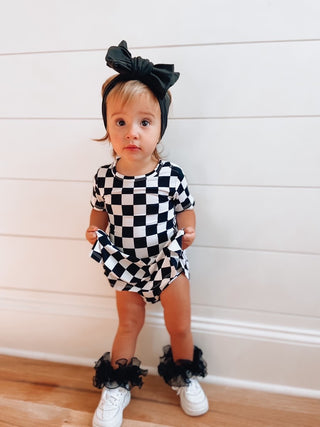 OREO CHECKERS DREAM BODYSUIT DRESS