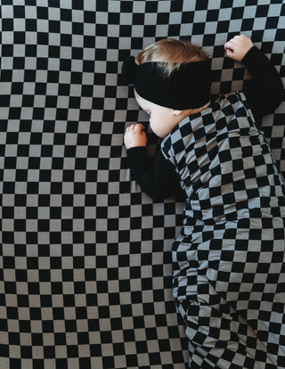 CHARCOAL CHECKERS DREAM SLEEP SACK