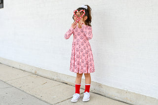 GROOVY CANES DREAM RUFFLE  DRESS