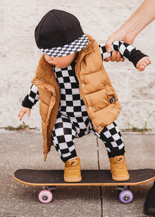 OREO CHECKERS DREAM ROMPER